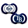 BabyFanatic Officially Licensed Pacifier 2-Pack - MLB Tampa Bay Rays. - image 2 of 4