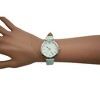 Olivia Pratt Stripped Pastel Colors Faux Leather Women Watch - 3 of 4