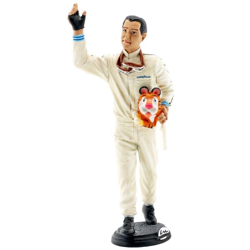 Jack Brabham Figurine Winner French Grand Prix Formula One F1 (1966) for 1/18 Scale Models by Le Mans Miniatures, 2 of 5