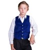 Gioberti Boy's Velvet Formal Suit Vest - 4 of 4