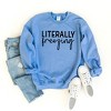 Simply Sage Market Women's Graphic Sweatshirt Literally Freezing Cursive - 2 of 2