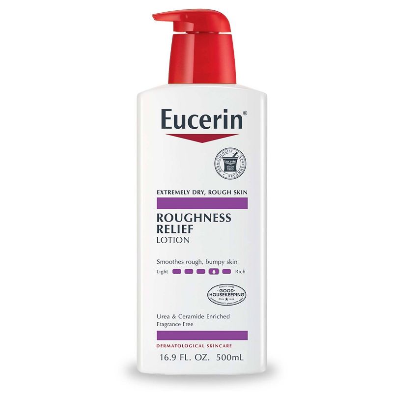 Eucerin Roughness Relief Lotion Unscented Body Lotion for Dry Skin - 16.9 fl oz, 1 of 15
