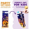 Joyfy 72 PCS Halloween Trick or Treat Goody Candy Bags, 4 Designs Plastic Snack Gift Bag Bulk for Kids, Classroom Party Favors Supplies - 4 of 4