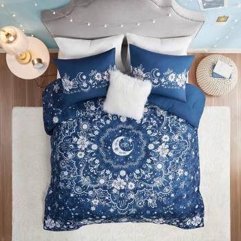 Zuri Celestial Comforter Set Navy - Intelligent Design