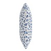 18"x18" Polyester Brush Cheetah Square Throw Pillow Blue: Removable Cover, Indoor - Skyline Furniture - 2 of 4