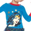 DC Comics Toddler Girls Wonder Women Snug-Fit Cotton 3-Piece Tutu Pajama Set Multicolored - 2 of 3