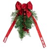 Northlight Set of 2 Mixed Cedar and Pine Christmas Chair Back Swags - 4 of 4
