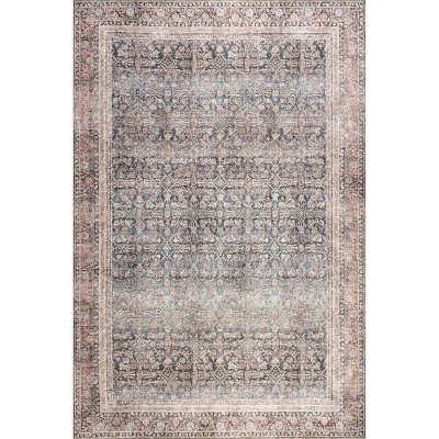 Nuloom Hillstone Collection Elfrieda Traditional Vintage Medallion Area Rug