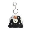 Aurora Mini Cookies & Cream Nomwhal Clip-On Tasty Peach Enchanting Stuffed Animal Black 4.5" - 2 of 4