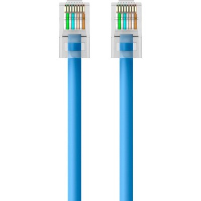 Belkin Cat5e Patch Cable - RJ-45 Male Network - RJ-45 Male Network - 100ft - Blue