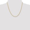 Black Bow Jewelry 2.5mm, 14k Yellow Gold, Flat Wheat Chain Necklace - 2 of 4