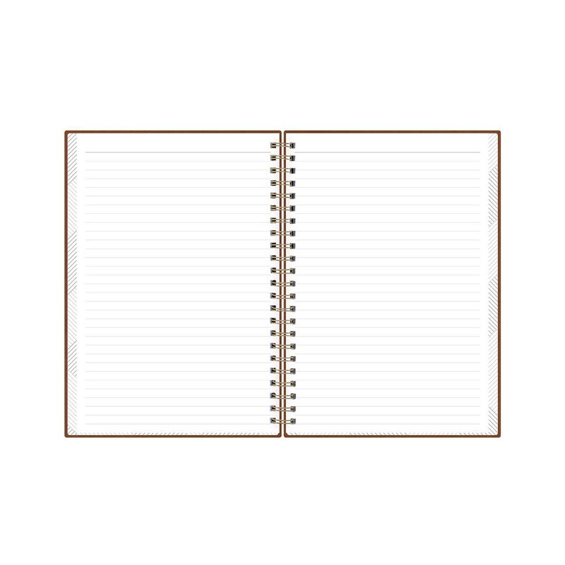 Lined Journal Safety Wirebound Non-Dated 5.75&#34;x8.5&#34; Tan - Blue Sky, 6 of 9