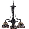 Chloe Lighting Serenity Tiffany-Style 3 Light Victorian Mini Chandelier 20.5" Wide - 2 of 2