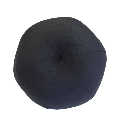 Black round hotsell throw pillow