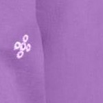 pretty violet eyelet embroidery