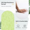 Aoodor Outdoor High Back Dining Chair Cushion Set, Water Proof & Stain Resistant, Polyester Fabric Cover with Ties and Zipper, Set of 2 - 4 of 4