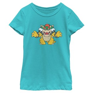 Girls Nintendo Just Bowser T Shirt - 1 of 4