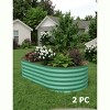 Raised Garden Beds Outdoor, Galvanized Steel Outdoor Planter Box for Gardening and Flower Bed, Durable Raised Beds for Gardening - 2 of 4