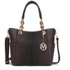 MKF Collection Miriam Handbag Signature Women Vegan Leather Tote by Mia K - 2 of 4