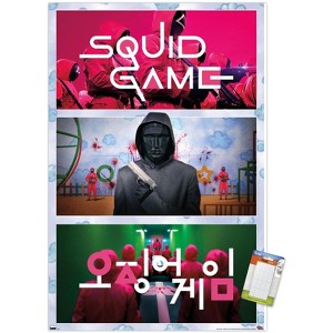 Trends International Netflix Squid Game - Collage Unframed Wall Poster Prints - 1 of 4