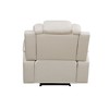 MAYEERTY Power Recliner Chair, Electric Leather Reclining Chair with USB Charging, Storage & Cup Holder for Living Room, White - 4 of 4