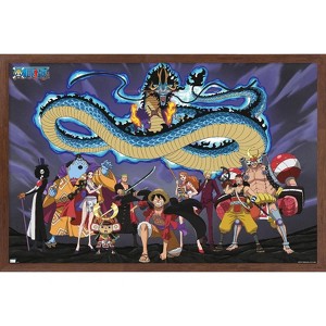 Trends International One Piece: Wano Country - Crew Dragon Framed Wall Poster Prints - 1 of 4