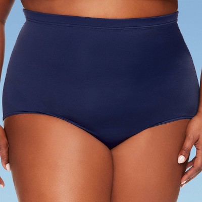 tummy control high waisted swimsuit bottoms plus size
