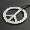 Skeleteen Peace Sign Costume Necklace - Silver - image 3 of 4