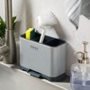 Gibson Home Ledgebrook Sink Caddy With Metal Panel and Drain Board Sink Organizer. - 2 of 4
