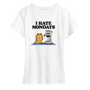 Women's - Garfield - I Hate Mondays Short Sleeve Graphic T-Shirt - 1 of 4