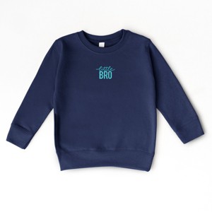 The Juniper Shop Embroidered Little Bro Toddler Sweatshirt - 1 of 4