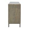 Treasure Trove Accents Three Door Credenza Cozad Aged Natural: Mango Wood, Iron Frame, No Assembly Required - 3 of 4