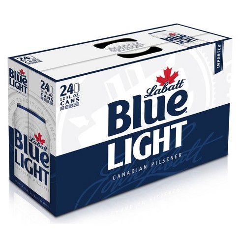 Labatt Blue Light Canadian Pilsener Beer - 24pk/12 fl oz Cans - image 1 of 2