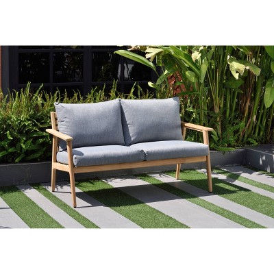 Burano Patio Sofa made of Certified Teak - Gray - Amazonia