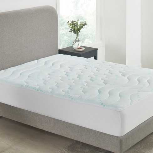 3-Zone Cooling Full Mattress Pad, Quilted Mattress Pad with Deep Pocket,  Fits 8 - 20 Inch Mattress