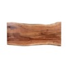 Alaterre Furniture Hairpin Natural Brown Live Edge Wood with Metal Bench - 4 of 4