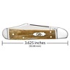 Case XX Smooth Antique Bone Mini CopperLock Pocket Knife - 3 of 4