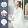 Inhand Heated Blanket Electric Throw - 50"x60" Tie-dyed Flannel Heating Blanket Throw Auto-Off 10 Heat Level Over-Heat Protection - 2 of 4