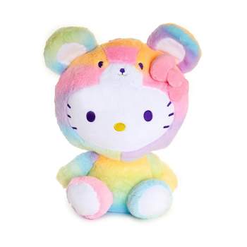 Fiesta Sanrio Hello Kitty Teddy Bear Rainbow Sherbet 9.5 Inch Plush