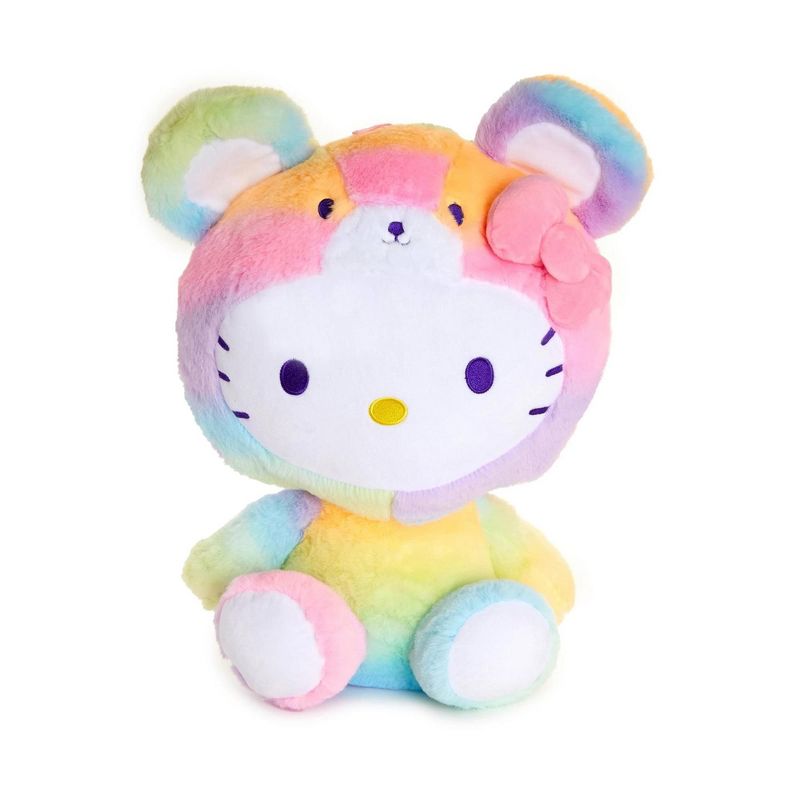 Fiesta Sanrio Hello Kitty Teddy Bear Rainbow Sherbet 9.5 Inch Plush, 1 of 5
