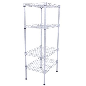 LunaLulinlk 4 Tier Wire Shelving, Adjustable Storage Rack Unit for Kitchen, Greenhouse Planting Shelving - 1 of 4
