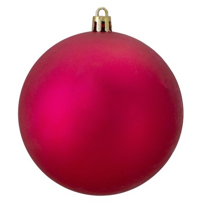 Northlight 4" Shatterproof Matte Christmas Ball Ornament - Pink