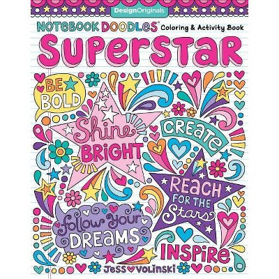 Notebook Doodles Superstar - by  Jess Volinski (Paperback)