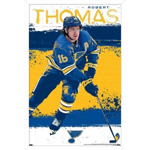 Trends International NHL St. Louis Blues - Robert Thomas 23 Framed Wall Poster Prints - 1 of 4