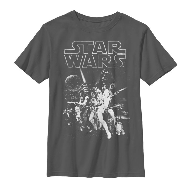 Boy's Star Wars Classic Poster T-Shirt, 1 of 4