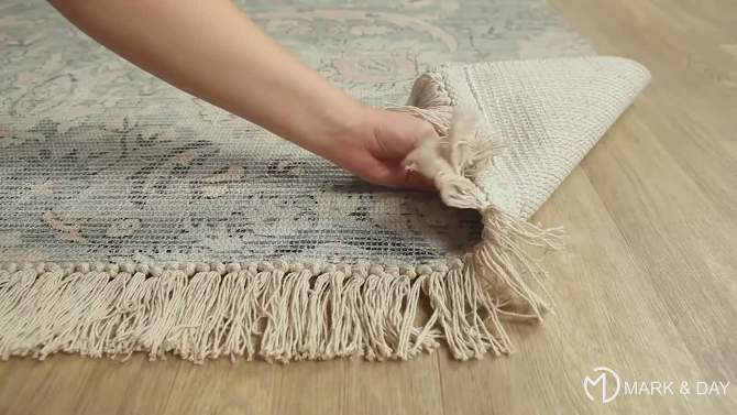 Mark & Day Wijster Rectangle Woven Indoor Area Rugs Sage, 2 of 9, play video