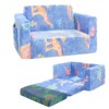 Inhand Kids Sofa, 2-in-1 Soft Toddler Couch Fold Out, Toddler Chair Comfy with Cute Designs, Convertible Sofa to Lounger for Girls and Boys - 2 of 4