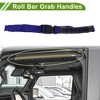 Unique Bargains Roll Bar Grab Handles for Jeep Wrangler JL 2018-2024 Nylon PVC - 2 of 4
