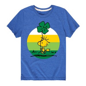 Boys' - Peanuts - Woodstock Shamrock Short Sleeve Graphic T-Shirt - 1 of 4