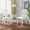 NicBex Dining Chairs Set of 2,Farmhouse Kitchen Chairs with X-Shaped Backrest for Living Meeting Room,Bedroom - 2 of 4
